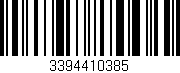 Código de barras (EAN, GTIN, SKU, ISBN): '3394410385'