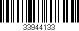 Código de barras (EAN, GTIN, SKU, ISBN): '33944133'