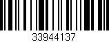 Código de barras (EAN, GTIN, SKU, ISBN): '33944137'
