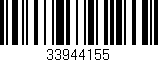 Código de barras (EAN, GTIN, SKU, ISBN): '33944155'