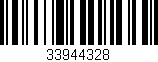 Código de barras (EAN, GTIN, SKU, ISBN): '33944328'