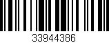 Código de barras (EAN, GTIN, SKU, ISBN): '33944386'