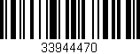 Código de barras (EAN, GTIN, SKU, ISBN): '33944470'