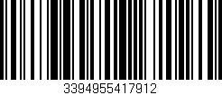 Código de barras (EAN, GTIN, SKU, ISBN): '3394955417912'