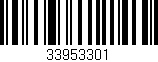 Código de barras (EAN, GTIN, SKU, ISBN): '33953301'