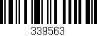 Código de barras (EAN, GTIN, SKU, ISBN): '339563'