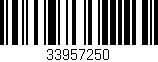 Código de barras (EAN, GTIN, SKU, ISBN): '33957250'