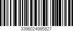 Código de barras (EAN, GTIN, SKU, ISBN): '3396024985827'
