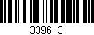 Código de barras (EAN, GTIN, SKU, ISBN): '339613'