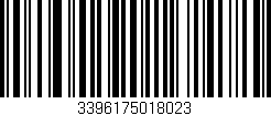 Código de barras (EAN, GTIN, SKU, ISBN): '3396175018023'