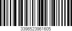 Código de barras (EAN, GTIN, SKU, ISBN): '3396523961605'
