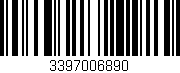 Código de barras (EAN, GTIN, SKU, ISBN): '3397006890'