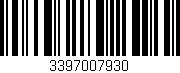 Código de barras (EAN, GTIN, SKU, ISBN): '3397007930'