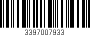 Código de barras (EAN, GTIN, SKU, ISBN): '3397007933'