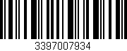 Código de barras (EAN, GTIN, SKU, ISBN): '3397007934'