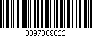 Código de barras (EAN, GTIN, SKU, ISBN): '3397009822'