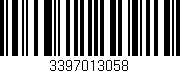 Código de barras (EAN, GTIN, SKU, ISBN): '3397013058'