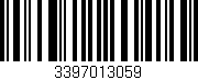 Código de barras (EAN, GTIN, SKU, ISBN): '3397013059'