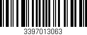 Código de barras (EAN, GTIN, SKU, ISBN): '3397013063'