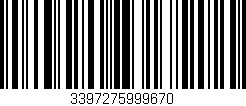 Código de barras (EAN, GTIN, SKU, ISBN): '3397275999670'