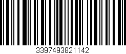 Código de barras (EAN, GTIN, SKU, ISBN): '3397493821142'