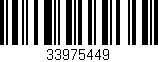 Código de barras (EAN, GTIN, SKU, ISBN): '33975449'