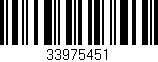 Código de barras (EAN, GTIN, SKU, ISBN): '33975451'