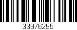 Código de barras (EAN, GTIN, SKU, ISBN): '33976295'