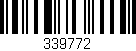 Código de barras (EAN, GTIN, SKU, ISBN): '339772'