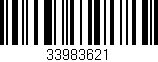 Código de barras (EAN, GTIN, SKU, ISBN): '33983621'