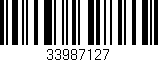 Código de barras (EAN, GTIN, SKU, ISBN): '33987127'