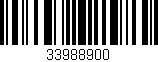 Código de barras (EAN, GTIN, SKU, ISBN): '33988900'
