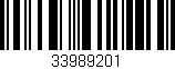 Código de barras (EAN, GTIN, SKU, ISBN): '33989201'
