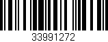 Código de barras (EAN, GTIN, SKU, ISBN): '33991272'