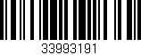 Código de barras (EAN, GTIN, SKU, ISBN): '33993191'