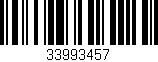 Código de barras (EAN, GTIN, SKU, ISBN): '33993457'