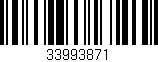 Código de barras (EAN, GTIN, SKU, ISBN): '33993871'