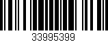 Código de barras (EAN, GTIN, SKU, ISBN): '33995399'