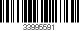 Código de barras (EAN, GTIN, SKU, ISBN): '33995591'