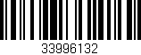 Código de barras (EAN, GTIN, SKU, ISBN): '33996132'