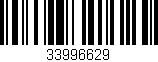 Código de barras (EAN, GTIN, SKU, ISBN): '33996629'