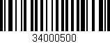 Código de barras (EAN, GTIN, SKU, ISBN): '34000500'