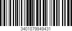 Código de barras (EAN, GTIN, SKU, ISBN): '3401079949431'
