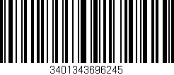 Código de barras (EAN, GTIN, SKU, ISBN): '3401343696245'
