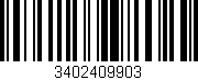 Código de barras (EAN, GTIN, SKU, ISBN): '3402409903'