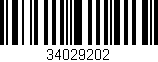 Código de barras (EAN, GTIN, SKU, ISBN): '34029202'