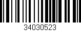 Código de barras (EAN, GTIN, SKU, ISBN): '34030523'