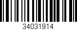 Código de barras (EAN, GTIN, SKU, ISBN): '34031914'