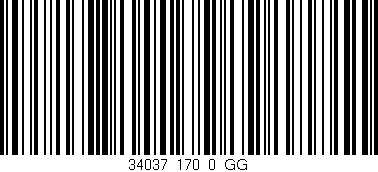 Código de barras (EAN, GTIN, SKU, ISBN): '34037_170_0_GG'