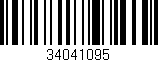 Código de barras (EAN, GTIN, SKU, ISBN): '34041095'